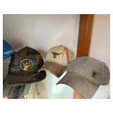 Caps - Timberwolves, King Ranch LE, Longhorn, Iron Jon Surf Shop, Camouflage, Grey Patch Hats