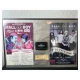 Fall Out Boy Framed Tour Poster Set - Folie a Deux On Tour Now (Two Posters)
