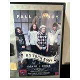 Fall Out Boy Framed Tour Poster Set - Folie a Deux On Tour Now (Two Posters)