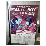 Fall Out Boy Framed Tour Poster Set - Folie a Deux On Tour Now (Two Posters)