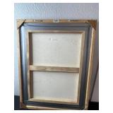 Painting on Canvas - Folk Art Balcony Scene with Window & Potted Plants