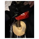 Pearl Drum Kit with Yellow Star Wrap - Cymbals, Hardware & Case Included