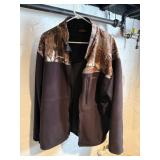 Habit Camouflage-Panel Zip-Front Fleece Jacket - XL