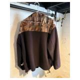 Habit Camouflage-Panel Zip-Front Fleece Jacket - XL