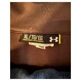 Under Armour XL Camouflage Quarter-Zip Jacket - Brown Bodice