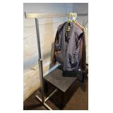 Clothing Rack - Industrial Metal with Bottom Shelf - rack only
