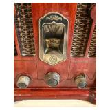 GE 7-4100JA Tabletop Radio - Vintage Wood Cabinet AM/FM 120V