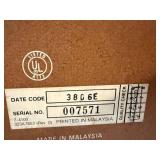 GE 7-4100JA Tabletop Radio - Vintage Wood Cabinet AM/FM 120V