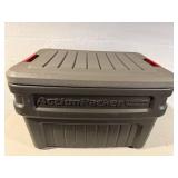 ActionPacker Rubbermaid Storage Tote - Large Capacity With Red Latches