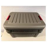 ActionPacker Rubbermaid Storage Tote - Large Capacity With Red Latches