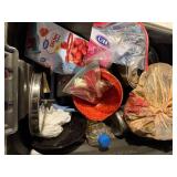 ActionPacker Rubbermaid Storage Tote - Large Capacity With Red Latches