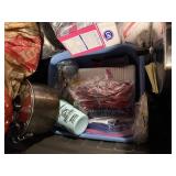 ActionPacker Rubbermaid Storage Tote - Large Capacity With Red Latches