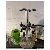 Luxor Las Vegas Pyramid Lamp, 4-Tap Beer Tower, Glassware & Bar Decor Lot