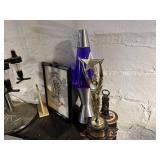 Luxor Las Vegas Pyramid Lamp, 4-Tap Beer Tower, Glassware & Bar Decor Lot