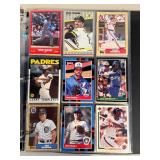 Topps Baseball Card Binder Collection - 1980s-1990s Stars & Rookies
