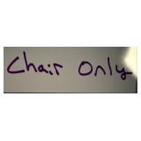 Tufted Armchair - Brown Upholstered Slipcover, Plush Back & Arms