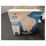 White Ceramic Table Lamp w Timer & VTG Embroidered Towels/Linens