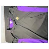 Minnesota Vikings NFL Team Apparel Jacket 2XL Black with Purple Accents & Vikings Salt & Pepper Shakers