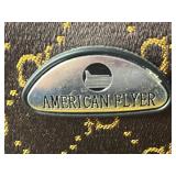 American Flyer Suitcase - Vintage Yellow Pattern with Front Pocket w Travel Accessories quantities unverified
