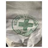 Beige Monstera Leaf Tote Bag & Travel Essentials