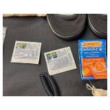 Beige Monstera Leaf Tote Bag & Travel Essentials