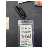 Beige Monstera Leaf Tote Bag & Travel Essentials