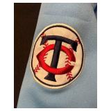 True Fan Minnesota Twins Baseball Jersey XL Light Blue 100% Polyester