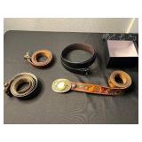 High Roller Dice Belt & Assorted Leather Belts