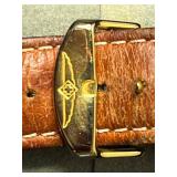 Invicta 3829 Chronograph Watch - Blue Dial, Leather Strap, 100m WR - unauthenticated w Watch Case!