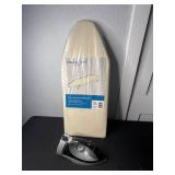 Standard Ironing Board & Mainstays Countertop Ironing Set - 12in W x 30in L with Hamilton Beach Auto Shut Off Iron