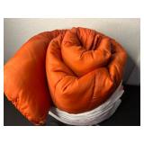 Bushnell Binoculars with Case & Neck Strap & Orange Sleeping Bag - SED Card not inc