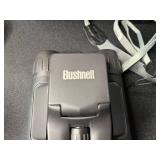 Bushnell Binoculars with Case & Neck Strap & Orange Sleeping Bag - SED Card not inc