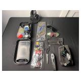 WAHL Color Hair Clipper with Case & Attachments, Music Design/Theme Ties, Sun Glasses, Card Holder
