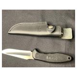 SOG Field Pup I Fixed Blade Knife with Leather Sheath