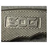 SOG Field Pup I Fixed Blade Knife with Leather Sheath