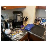 Cuisinart 12-Cup Programmable Coffee Maker, Black & Decker Toaster, Knife Block & Utensil Holder