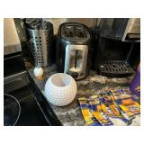 Cuisinart 12-Cup Programmable Coffee Maker, Black & Decker Toaster, Knife Block & Utensil Holder