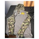 University of MN Logo Hoodie & Camouflage Jacket, UoM Cutting Board & Misc Electrical Accessories