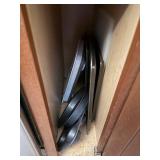 Assorted Metal Baking Pans & Lids