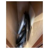 Assorted Metal Baking Pans & Lids