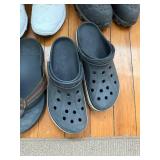 Nike Gold Shoes & Mixed Nike/Timberland/Crocs Footwear Lot - Sneakers, Boots, Sandals & Dress Shoes - SZ 12