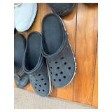 Nike Gold Shoes & Mixed Nike/Timberland/Crocs Footwear Lot - Sneakers, Boots, Sandals & Dress Shoes - SZ 12