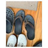 Nike Gold Shoes & Mixed Nike/Timberland/Crocs Footwear Lot - Sneakers, Boots, Sandals & Dress Shoes - SZ 12