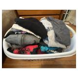 Assorted Graphic Tees & Hoodies - Mille Lacs Lake MN Hoodie, Sturgis Rally Tee in Laundry Basket