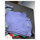 Red Nassau Bahamas NB 1492 Graphic Tee & Dockers Fleece Jacket & Assorted Hoodies in Laundry Basket