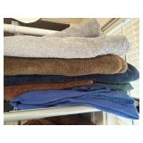 Bath Towels - Assorted Colors, Multicolor Stack - rack NOT inc
