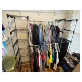 Closet Rack System - 2-Tower Wire Shelving with Hanging Rods (Rack Only) - clothes sold separately
