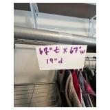 Closet Rack System - 2-Tower Wire Shelving with Hanging Rods (Rack Only) - clothes sold separately