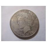 1923 PEACE SILVER DOLLAR COIN