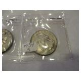 50-S,51,52,53 & 54-S WASHINGTON QUARTERS